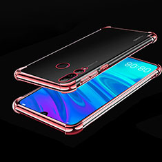 Silikon Schutzhülle Ultra Dünn Tasche Durchsichtig Transparent H01 für Huawei Honor 20 Lite Rosegold