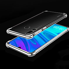 Silikon Schutzhülle Ultra Dünn Tasche Durchsichtig Transparent H01 für Huawei Honor 20 Lite Silber