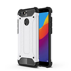 Silikon Schutzhülle Ultra Dünn Tasche Durchsichtig Transparent H01 für Huawei Honor 7A Weiß