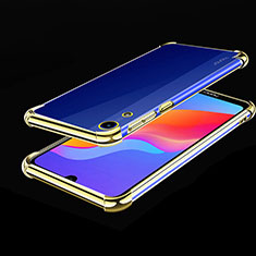 Silikon Schutzhülle Ultra Dünn Tasche Durchsichtig Transparent H01 für Huawei Honor 8A Gold