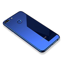 Silikon Schutzhülle Ultra Dünn Tasche Durchsichtig Transparent H01 für Huawei Honor 9 Lite Blau