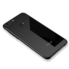 Silikon Schutzhülle Ultra Dünn Tasche Durchsichtig Transparent H01 für Huawei Honor 9 Lite Schwarz