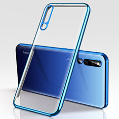 Silikon Schutzhülle Ultra Dünn Tasche Durchsichtig Transparent H01 für Huawei Honor Magic 2 Blau