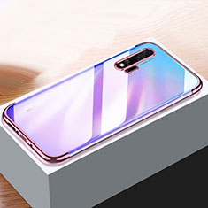 Silikon Schutzhülle Ultra Dünn Tasche Durchsichtig Transparent H01 für Huawei Nova 6 5G Rosegold