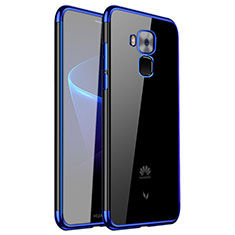 Silikon Schutzhülle Ultra Dünn Tasche Durchsichtig Transparent H01 für Huawei Nova Plus Blau