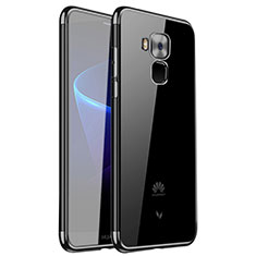 Silikon Schutzhülle Ultra Dünn Tasche Durchsichtig Transparent H01 für Huawei Nova Plus Schwarz