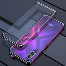 Silikon Schutzhülle Ultra Dünn Tasche Durchsichtig Transparent H01 für Huawei Y9s Schwarz