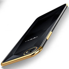 Silikon Schutzhülle Ultra Dünn Tasche Durchsichtig Transparent H01 für Oppo A3 Gold
