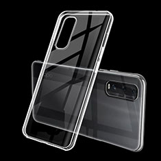 Silikon Schutzhülle Ultra Dünn Tasche Durchsichtig Transparent H01 für Oppo Find X2 Klar