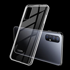 Silikon Schutzhülle Ultra Dünn Tasche Durchsichtig Transparent H01 für Oppo Find X2 Neo Klar