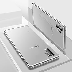 Silikon Schutzhülle Ultra Dünn Tasche Durchsichtig Transparent H01 für Samsung Galaxy Note 10 Plus 5G Silber