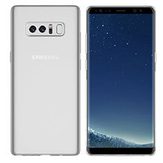 Silikon Schutzhülle Ultra Dünn Tasche Durchsichtig Transparent H01 für Samsung Galaxy Note 8 Klar