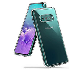 Silikon Schutzhülle Ultra Dünn Tasche Durchsichtig Transparent H01 für Samsung Galaxy S10e Klar