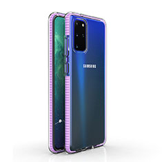 Silikon Schutzhülle Ultra Dünn Tasche Durchsichtig Transparent H01 für Samsung Galaxy S20 Plus 5G Plusfarbig