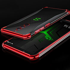 Silikon Schutzhülle Ultra Dünn Tasche Durchsichtig Transparent H01 für Xiaomi Black Shark Helo Rot