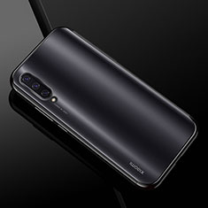 Silikon Schutzhülle Ultra Dünn Tasche Durchsichtig Transparent H01 für Xiaomi CC9e Schwarz