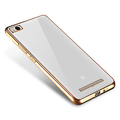 Silikon Schutzhülle Ultra Dünn Tasche Durchsichtig Transparent H01 für Xiaomi Mi 4C Gold