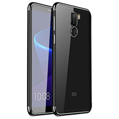 Silikon Schutzhülle Ultra Dünn Tasche Durchsichtig Transparent H01 für Xiaomi Mi 5S Plus Schwarz
