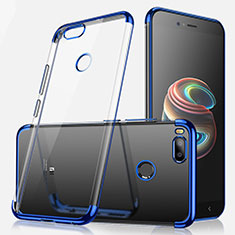 Silikon Schutzhülle Ultra Dünn Tasche Durchsichtig Transparent H01 für Xiaomi Mi 5X Blau