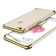 Silikon Schutzhülle Ultra Dünn Tasche Durchsichtig Transparent H01 für Xiaomi Mi Max Gold