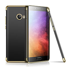 Silikon Schutzhülle Ultra Dünn Tasche Durchsichtig Transparent H01 für Xiaomi Mi Note 2 Gold