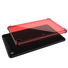 Silikon Schutzhülle Ultra Dünn Tasche Durchsichtig Transparent H01 für Xiaomi Mi Pad 4 Plus 10.1 Rot