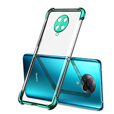 Silikon Schutzhülle Ultra Dünn Tasche Durchsichtig Transparent H01 für Xiaomi Poco F2 Pro Grün