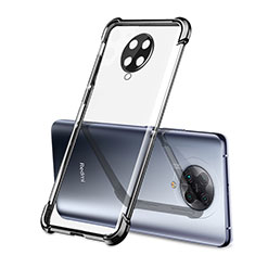 Silikon Schutzhülle Ultra Dünn Tasche Durchsichtig Transparent H01 für Xiaomi Redmi K30 Pro Zoom Schwarz