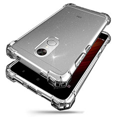 Silikon Schutzhülle Ultra Dünn Tasche Durchsichtig Transparent H01 für Xiaomi Redmi Note 4 Standard Edition Grau