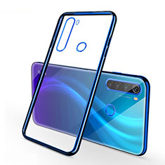 Silikon Schutzhülle Ultra Dünn Tasche Durchsichtig Transparent H01 für Xiaomi Redmi Note 8 Pro Blau