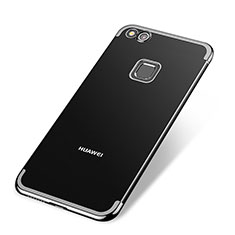 Silikon Schutzhülle Ultra Dünn Tasche Durchsichtig Transparent H02 für Huawei GR3 (2017) Schwarz