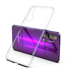 Silikon Schutzhülle Ultra Dünn Tasche Durchsichtig Transparent H02 für Huawei Honor 20 Pro Klar