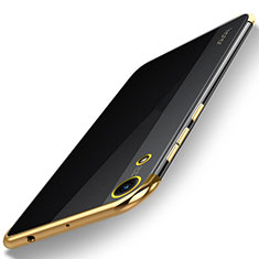 Silikon Schutzhülle Ultra Dünn Tasche Durchsichtig Transparent H02 für Huawei Honor 8A Gold