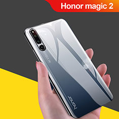 Silikon Schutzhülle Ultra Dünn Tasche Durchsichtig Transparent H02 für Huawei Honor Magic 2 Schwarz