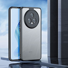 Silikon Schutzhülle Ultra Dünn Tasche Durchsichtig Transparent H02 für Huawei Honor Magic5 5G Schwarz
