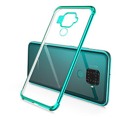 Silikon Schutzhülle Ultra Dünn Tasche Durchsichtig Transparent H02 für Huawei Mate 30 Lite Grün