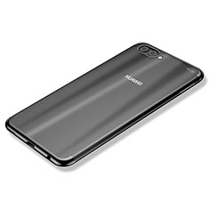 Silikon Schutzhülle Ultra Dünn Tasche Durchsichtig Transparent H02 für Huawei Nova 2S Schwarz