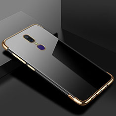 Silikon Schutzhülle Ultra Dünn Tasche Durchsichtig Transparent H02 für Oppo A9X Gold