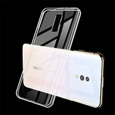 Silikon Schutzhülle Ultra Dünn Tasche Durchsichtig Transparent H02 für Realme X Klar