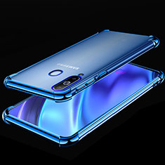 Silikon Schutzhülle Ultra Dünn Tasche Durchsichtig Transparent H02 für Samsung Galaxy A8s SM-G8870 Blau