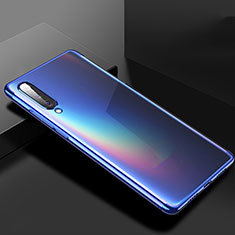 Silikon Schutzhülle Ultra Dünn Tasche Durchsichtig Transparent H02 für Xiaomi CC9e Blau