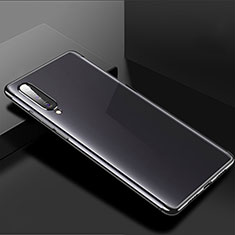 Silikon Schutzhülle Ultra Dünn Tasche Durchsichtig Transparent H02 für Xiaomi CC9e Schwarz