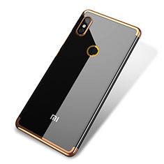 Silikon Schutzhülle Ultra Dünn Tasche Durchsichtig Transparent H02 für Xiaomi Mi 8 Gold