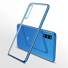 Silikon Schutzhülle Ultra Dünn Tasche Durchsichtig Transparent H02 für Xiaomi Mi 9 SE Blau