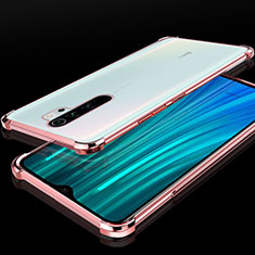 Silikon Schutzhülle Ultra Dünn Tasche Durchsichtig Transparent H02 für Xiaomi Redmi Note 8 Pro Rosegold
