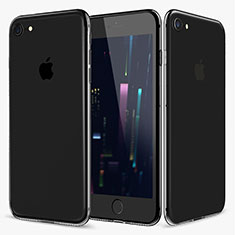 Silikon Schutzhülle Ultra Dünn Tasche Durchsichtig Transparent H03 für Apple iPhone 7 Klar
