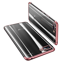 Silikon Schutzhülle Ultra Dünn Tasche Durchsichtig Transparent H03 für Huawei Honor 10 Rosegold