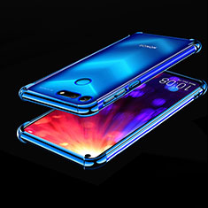 Silikon Schutzhülle Ultra Dünn Tasche Durchsichtig Transparent H03 für Huawei Honor View 20 Blau