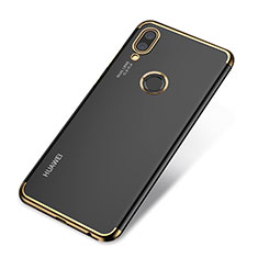 Silikon Schutzhülle Ultra Dünn Tasche Durchsichtig Transparent H03 für Huawei Nova 3e Gold