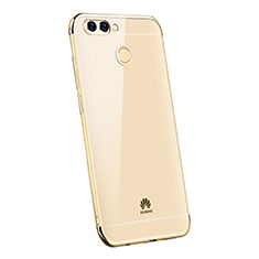 Silikon Schutzhülle Ultra Dünn Tasche Durchsichtig Transparent H03 für Huawei P Smart Gold